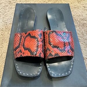 FRĒDA Salvador Jessa Flat Slide Sandal Size 6